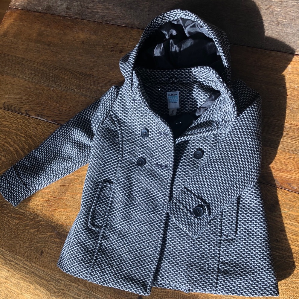 Girls wool-blend pea coat. Worn only a few times.